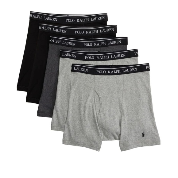 Polo Ralph Lauren Other - Polo Ralph Lauren Men's Classic Fit Cotton Boxer Briefs 5 Pack Sz M NEW